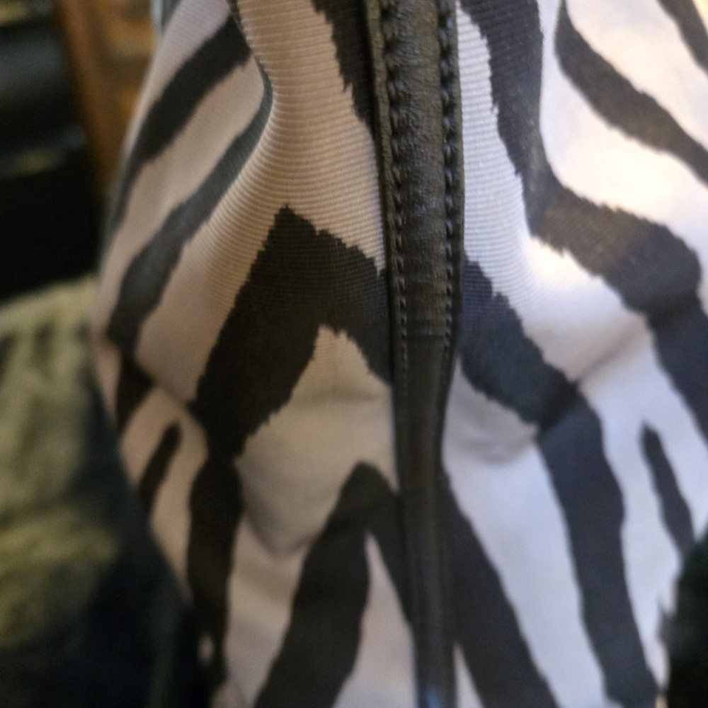 Coach Madison Phobe Zebra Print Tote Brown With Gold Hardware - Picture 8 of 12